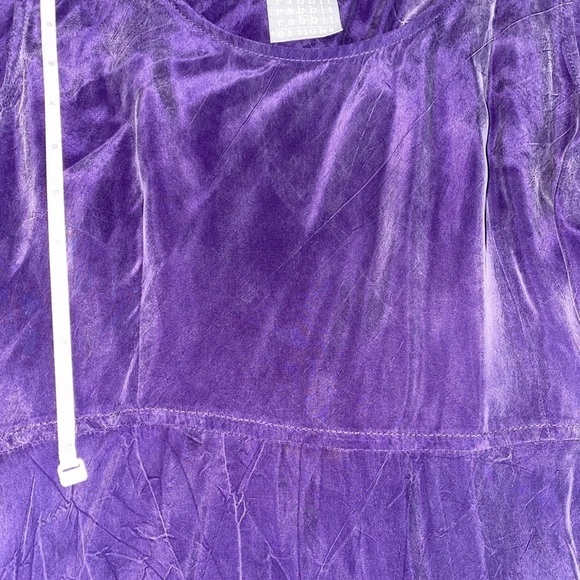 Vintage rabbit rabbit rabbit purple 2 piece long dress and jacket size 14 - Picture 8 of 16